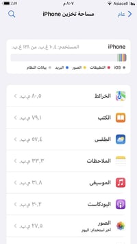 آيفون ٧ بلس • ١٢٨ • بطارية ممتازة
