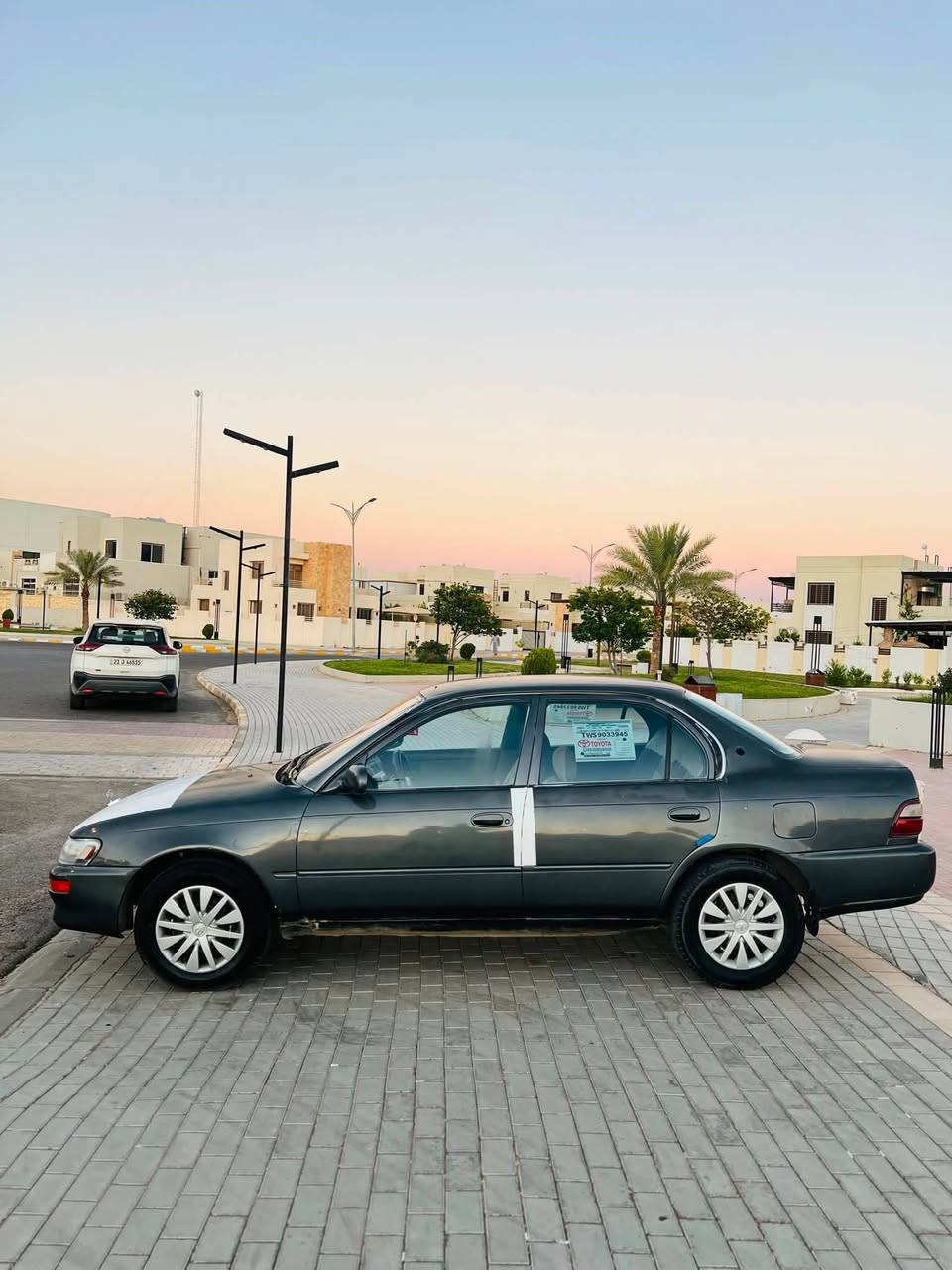 السلام عليكم
للبيع كورلا موديل 1995
سعر مناسب (53) وبيها مجال 
رقم كركوك دولي باسمي شرط التحويل والغرامات هزه جديده سنويه جديده
محرك وكير شرط 
#تبريد ثلج☃️
جامات كهرباء اوتو
صدر وتايرات جدد 
السياره جاهزه ماتصرف عليها الف 
كهربائيات كلها شغاله(صبغ عام جماليه بدون ضربه)
مكان السياره تكريت 
***********
