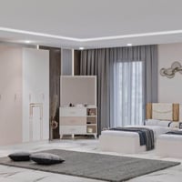 شبابي • ميز تواليت ٨٥سم • سرير ٩٥×١٩٥