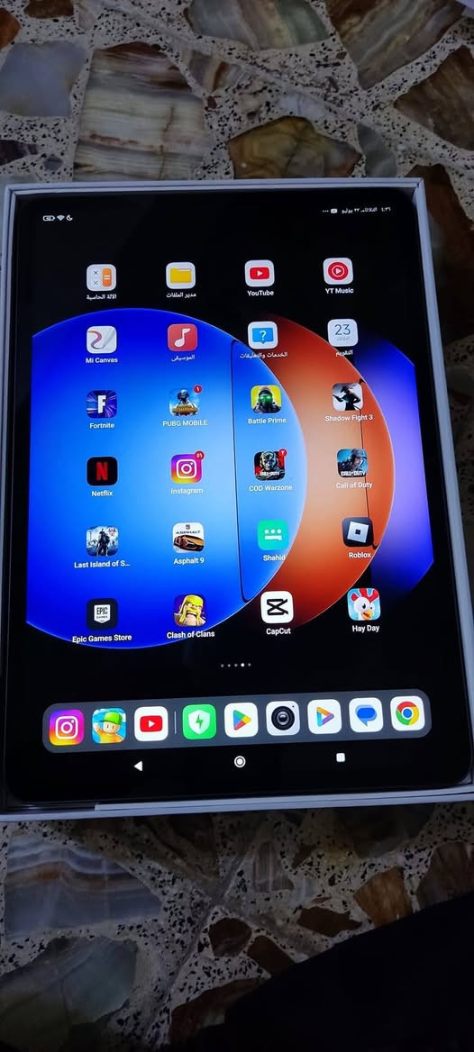 ايباد شاومي 6s برو اس مستخدم 
ملحقات كامله شاحنه اصلي 120W ويه
يشغل 120 فريم بيجي 
محتويات العلبة: تاب Xiaomi Pad 6S Pro 12.4 
مكاني بغداد 
رقم *********** بس واتساب متواجد 
السعر 550 وبي مجال للطيبين
