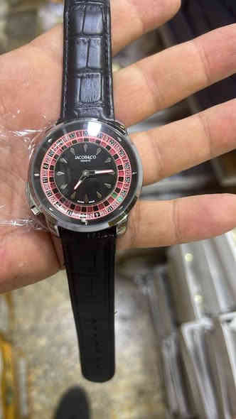 🔴جيكوب روليت 
🔴روليت حقيقي شغال
🔴ضمان سنة
🔴فول كوالتي 
🔴اوتوماتيك 
 🔴توربيلون
🔴وزن مطابق 

🔴🔴🔴🔴🔴🔴🔴🔴🔴🔴🔴🔴🔴🔴🔴🔴

🔴 سعر ( 125 ) الف فقط والتوصيل مجاني
الحجز على الواتساب ( *********** ) 
شباب استغلوا العرض لمدة اسبوع فقط
