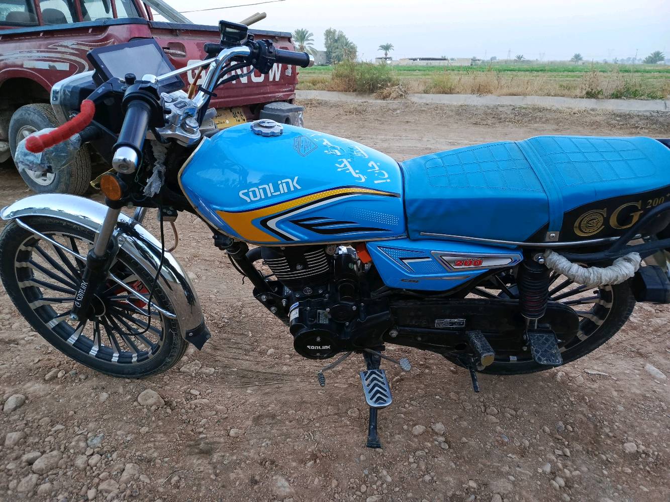 السلام عليكم دراجة سيفان موديل 25 حجم المحرك 200cc
مكاني ديالى العنبكية 