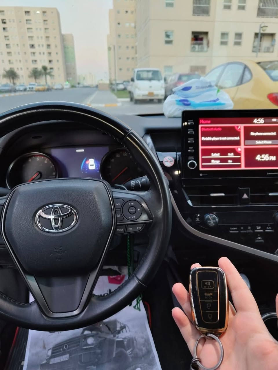 تويوتا كامري 2023 فئـــة : XSE ليمتد
بسعـر مُناسب وبيهــا مجــال شاشة بصمة 
رقم صاحب سيارة ***********

🟩 السعر  _ الطلب في التعليقات سيأتي إليك مباشرة 
                  فقط على الصفحة مو على كروب 

وارد أمريــكي : قطعتين صبغ
فئـــة : XSE ليمتد عدا السلايد
ماشــيه : 40 الف حقيقي ! 
رقم ديالى معوقيــــن وكاله عامه
لون رصاصي ميتاليـــك 
مواصفـاتهــا : 
-محرك 2500cc تنفس طبيعي
-گير تبترونك اوتو + manual
-مقاعد جلد طبيعي لون أسود
-تبريد بيانو وتبريد قطعتين
-هيترات بالمقاعد الأماميه
-المقاعد الاماميه كهرباء ٨ حركات
-تحكمات ستيرن كامله
-بصمه ابواب وتشغيل 
-ثلاث أنظمة قيادة متعدده 
-سايدبريك كهربائي AutoHold
-شاحن لاسلكي بلادي
-اضواء LED داخليه 
-شاشة بلاديه Carplay
-كاميرا خلفيه عند الرجوع HD
مكان السياره / بغداد بسمايه
للأستفسار اكثر الأتصال : ***********
