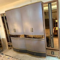 ✨ غرفة تركي مودرن اصلي 9 قطع ✨ نظام أبواب مضلع  سرير مخزن عملي واناره ...