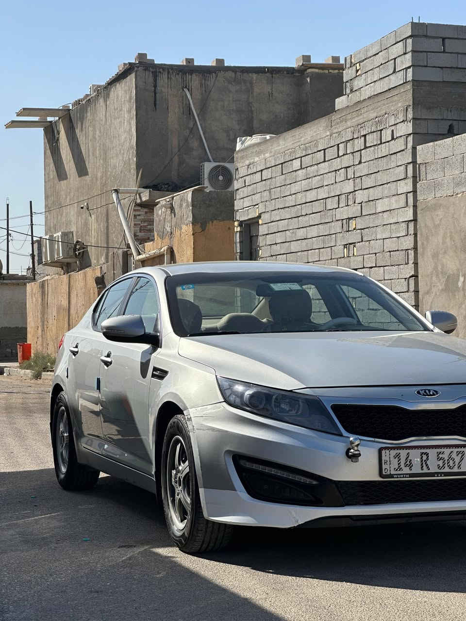 كيا اوبتيما 2014 خليجي المكينة دوش مكفولة من الصبغ سيارة النضيفة رقم بصره بأسمي مكاني بالبصرة السعر 135 للستفسار اكثر ***********

