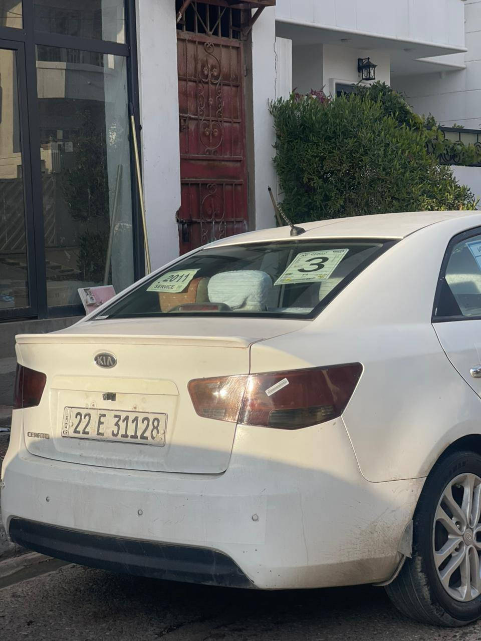 سياره كيا سيراتو موديل 11 سنويه بسمي دفتر بنزين بي باتري  صبغ حزام رقم اتصل سع83$بي مجال قليل  ***********  كركوك
