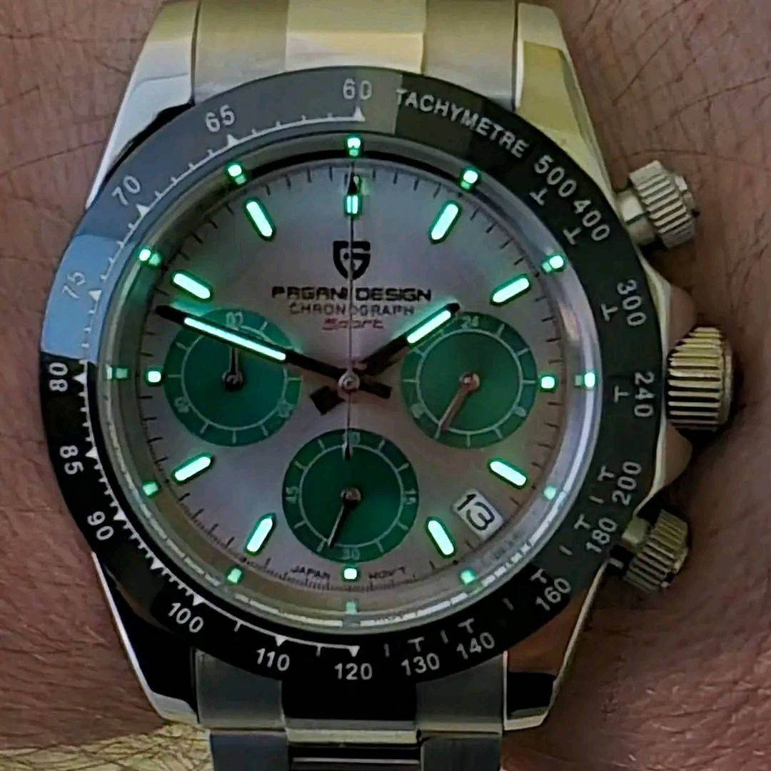 بسمِ الله ، والصَّلاة والسَّلامِ عَلَىٰ رَسُولِ اللهِ ﷺ 🌿♥️
#مــزاااااد
ساعة #باجاني_ديزاين الأصلية ⌚✅
ساعة "كرونوغراف" رياضية مع عرض للتاريخ وإطار تاكيميتر (Tachymeter) لقياس السرعة بـ مكنة Seiko VK63 🇯🇵 بـ مينة مميزة ، وبأقفال بحرية 🌊😍

#يبدأ المزاد من 10$ والرفعة أقل شيء 10$
 والسوم بالدولار$
#المزاد #عرض و #سوم و #طلب وأمر البيع طيب بأذن الله تعالىٰ 🤲

#يبدأ من الآن و #ينتهي يوم غدٍ ان شاء الله الثالثة والربع مساءً 

 ☑️ للأعتماد أولاً : أرسال العنوان الكامل ورقم التلفون .

والتوفيق من الله للجميع 🤲

🔹PAGANI DESIGN🔹

🔴 المواصفات :
▫️ساعة أصلية من تصميم #بجاني_ديزاين 
▫️ساعة "كرونوغراف" رياضية 
▫️كوارتز بـ مكنة Seiko VK63 🇯🇵 ذات جودة عالية الأداء والوقت المحدد بدقة كبيرة ياباني أصلي 🇯🇵
▫️إطار تاكيميتر (Tachymeter) لقياس السرعة
▫️نافذ عرض التاريخ
▫️سناتر شغالة 
▫️مقاومة للماء 💦
▫️سير ساتلس ستيل مقاوم للصدأ 😍
▫️أقفال بحرية 🌊
▫️علامات وأميال مضيئة في الظلام
▫️القطر 40 ملم

🔹الحاله جديدة لك، بالستيكرات 😍
⬅️ كاملة المرفقات تأتي مع العلبة الاصلية ، والضمان 🌸

🚖 يوجد توصيل الى جميع محافظات عراقنا الحبيب 🚖


**إذا كنت صاحب هذا الإعلان وتريد حذفه لأي سبب، رجاءا أرسل رسالة إلى الدعم الفني**