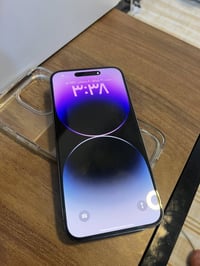 للبيع مستعجل ايفون 14 برو ماكس  الذاكرة 256  البطارية 87  كلشي شغال وم...