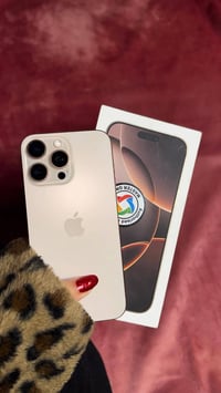 ايفون 16 برو ماكس صحراوي ذاكرة 256  بطارية 97 ماستر شرق اوسط  نضافته 1...