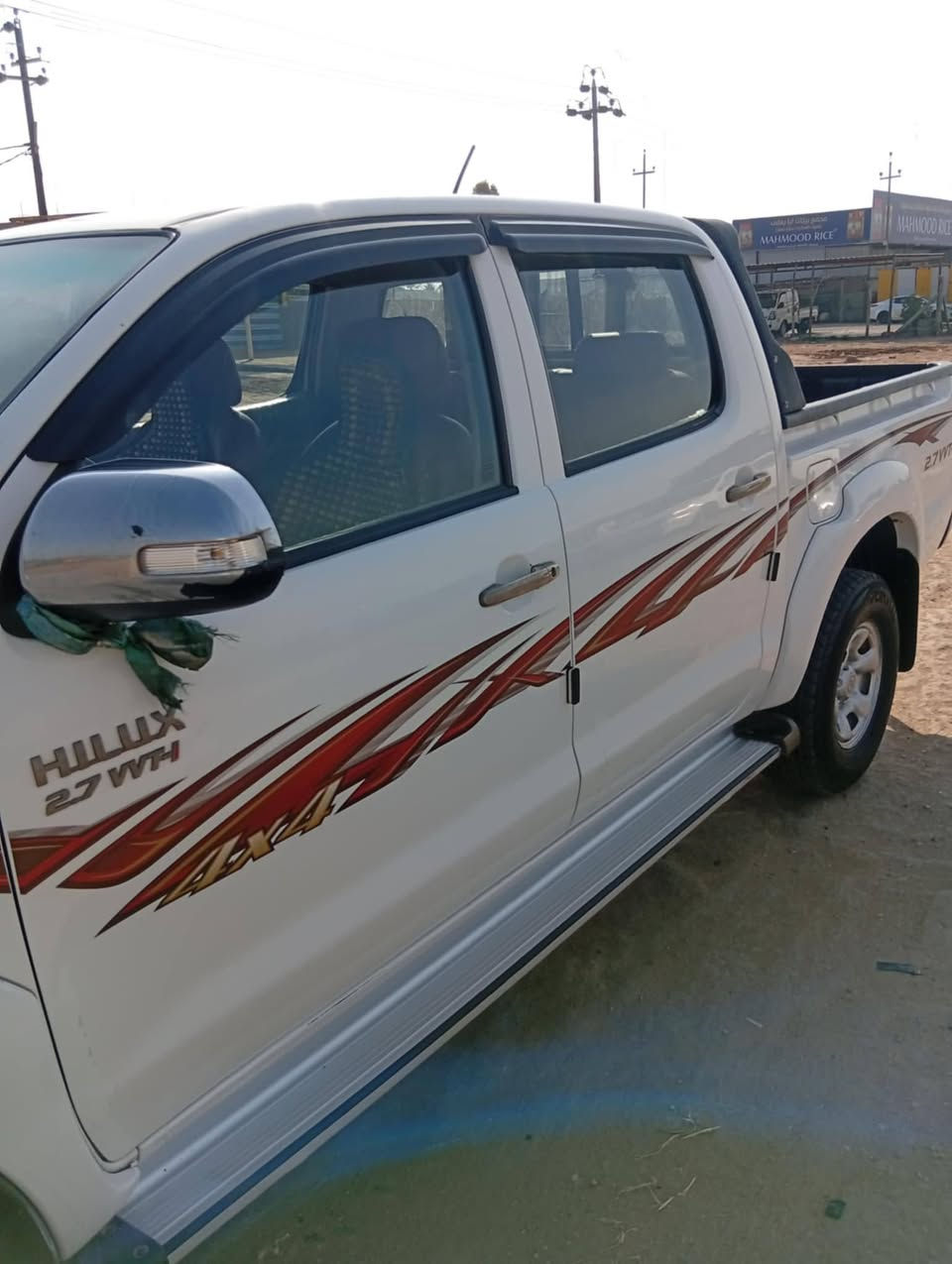 السلام عليكم هايلوكس2014 فور ويل مكفولة سنوية مجددة للـ2030 بــ اسمي رقم بغداد السعر230وبيهة مجال العنوان بابل ناحية النيل رقم الهاتف: ***********
