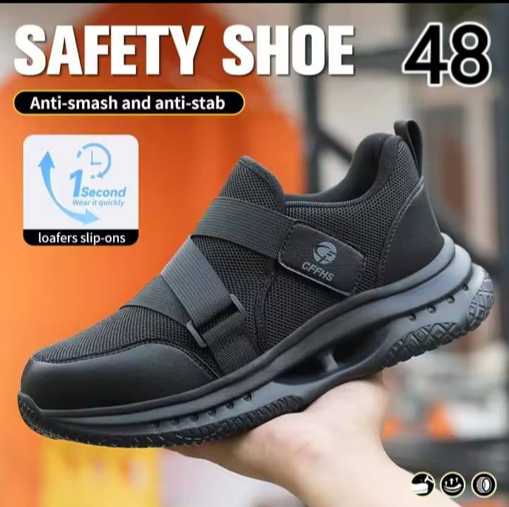 حذاء سيفتي (Safety Shoes) للرجال من ماركة CFFHS. يتميز  بتصميمه الرياضي الخفيف، سهل الارتداء والخلع وهو مخصص لبيئات العمل التي تتطلب حماية إضافية للقدمين.أهم مميزات الحذاء:حماية متقدمة: يحتوي على مقدمة فولاذية (Steel Toe) للحماية من الصدمات والتحطم.مقاومة الثقب: نعل الحذاء مصمم ليكون مضاداً للاختراق من الأجسام الحادة.راحة وتهوية: مصنوع من قماش شبكي يسمح بمرور الهواء، مما يجعله مناسباً للاستخدام الطويل.سهولة الارتداء: يتميز بنظام إغلاق بشريط فيلكرو (Velcro) وتصميم سهل الارتداء (Slip-on) دون الحاجة لربط الأربطة.


**إذا كنت صاحب هذا الإعلان وتريد حذفه لأي سبب، رجاءا أرسل رسالة إلى الدعم الفني**