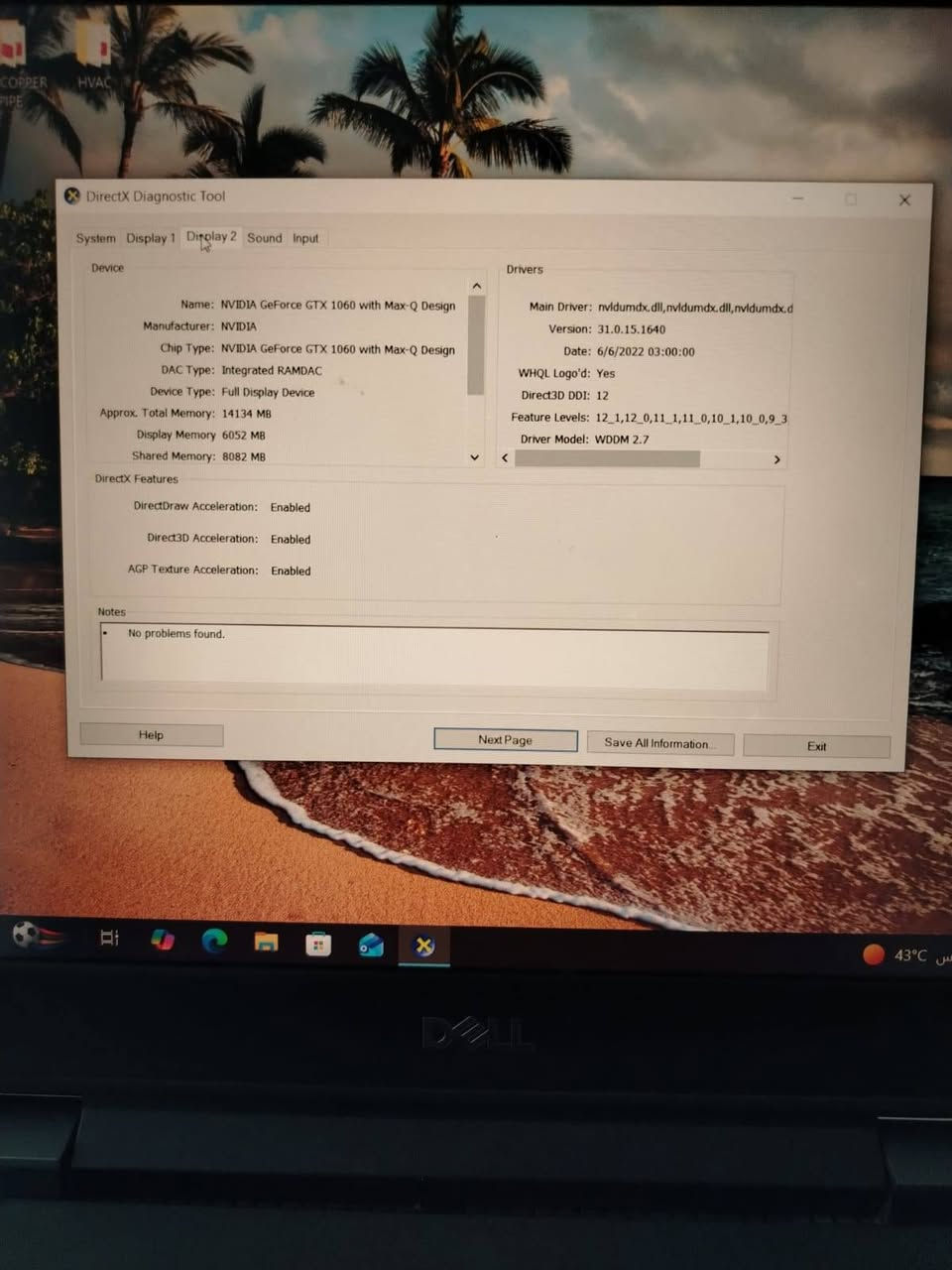 السلام عليكم شباب.. للبيع لابتوب ديل (Dell G5) الغني عن التعريف، مال ألعاب ثقيلة ومونتاج وشغل هندسي قوي. اللابتوب أداؤه توب، الصور واضحة وتوضح نظافة الجهاز.

المواصفات الحقيقية (مثل ما موضح بصور النظام):
​المعالج (CPU): Intel Core i7-8750H بسرعة 2.20 GHz (يصل لأداء أعلى، بـ 12 نواة - فئة H القوية جداً بالتحمل).
​الذاكرة العشوائية (RAM): 16 جيجابايت DDR4 (سلاسة تامة بالالعاب والـ Multitasking).
​كارت الشاشة المنفصل (GPU): العملاق NVIDIA GeForce GTX 1060 (Max-Q Design) بحجم 6 جيجا فعلي! (يشغل أقوى الألعاب وبرامج المونتاج والهندسة الـ 3D براحة تامة).
​كارت الشاشة المدمج: Intel UHD Graphics 630.
​الشاشة: بحجم 15.6 بوصة بدقة FHD ألوانها حيل حلوة ومريحة للعين.
​النظام: ويندوز 10 برو (Windows 10 Pro) أصلي ومفعل وجاهز.
​🔍 حالة الجهاز والبطارية (للأمانة والوضوح):
​البطارية: جديدة حيل، مبدلها قبل كم شهر وأداؤها ممتاز وتطول وياك.
​الكيبورد: للأمانة، اكو فقط بيه كم حرف يحتاج تضغط عليهم قوي شوية يلا يكتبون، وباقي الأحرف واللمس كله شغال طبيعي وتوب 100%.
​النظافة: النظافة الخارجية والداخلية ممتازة .
​الملحقات: يجي وياه الشاحنة الأصلية مالته مالت القيمنق الأصلي.
​💰 السعر والتفاصيل:
​السعر: [750 الف] (وبيه مجال بسيط للشراي الطيب).
​المكان: بغداد -الامين الثانية.
​التوصيل: ماكو او حسب مكانك

​للتواصل والاستفسار، يرجى مراسلة الخاص 
او واتساب 
***********
