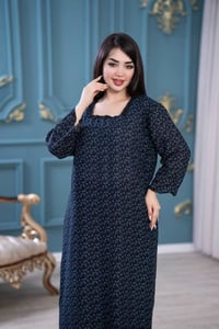 دشداشة نسائية • كشمير تركي • فري سايز ٨٠ كيلو