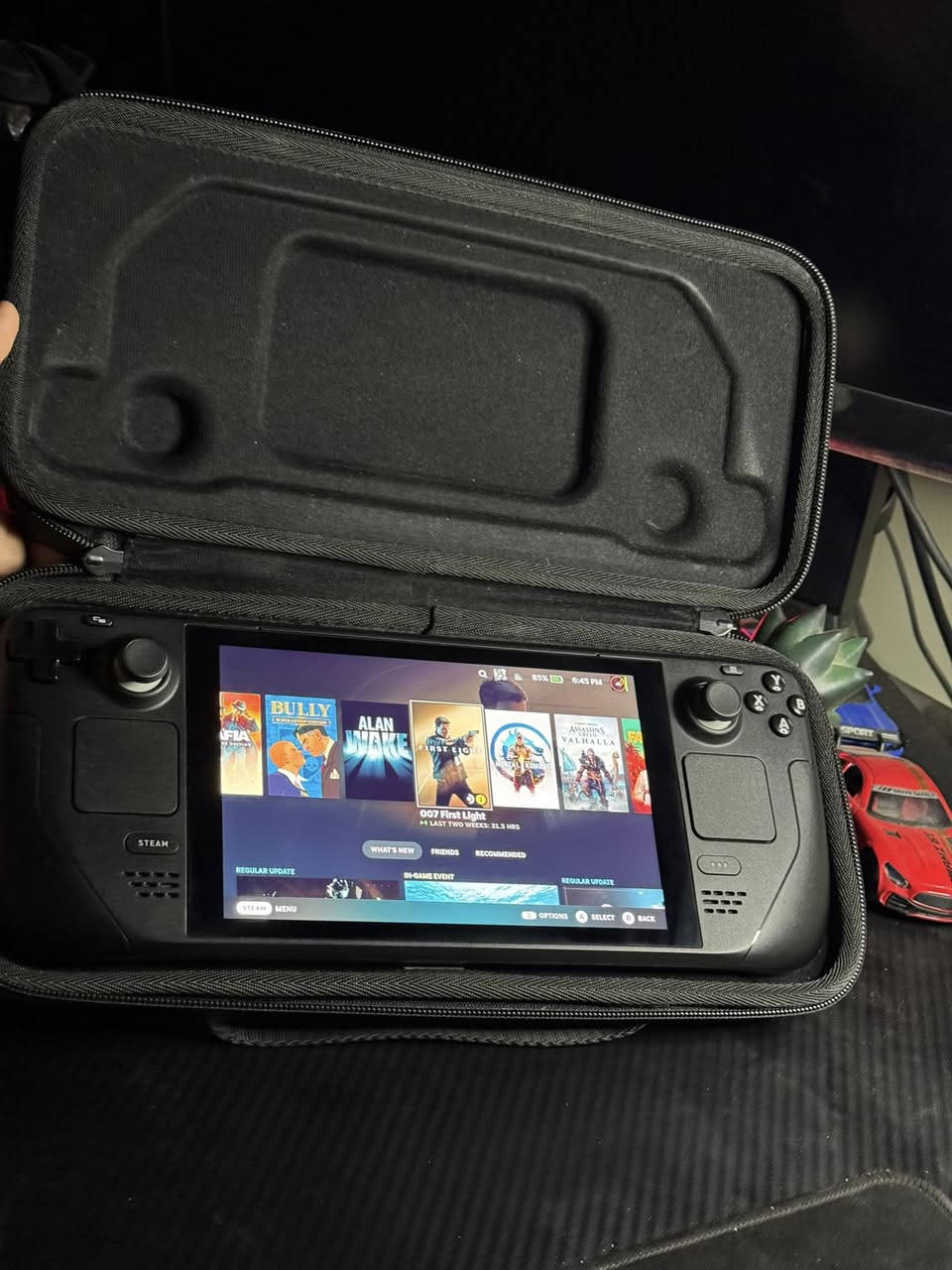 Steam deck LCD 🔥
كامل ملحقاته طبعا استعمال جدا قليل نضافته 100% وبطاريته 97%
كذلك ضفنالة حسابنة الستيم الاوفلاين وحملنة بي اقوى وارغب الالعاب المتنوعة الاكثر طلبا والحديثة مثل رزدنت ايفل ريكوايم وكرمسون دزرت وجيمس بوند وبراغماتا و GTA وغيرهن هواي العاب

ذاكرة الجهاز 64GB ويجي وياه ذاكرة اضافية حجم 512GB

السعر : 525 الف ❤️

*توصيل متوفر لكل المحافظات العراقية ❤️


**إذا كنت صاحب هذا الإعلان وتريد حذفه لأي سبب، رجاءا أرسل رسالة إلى الدعم الفني**