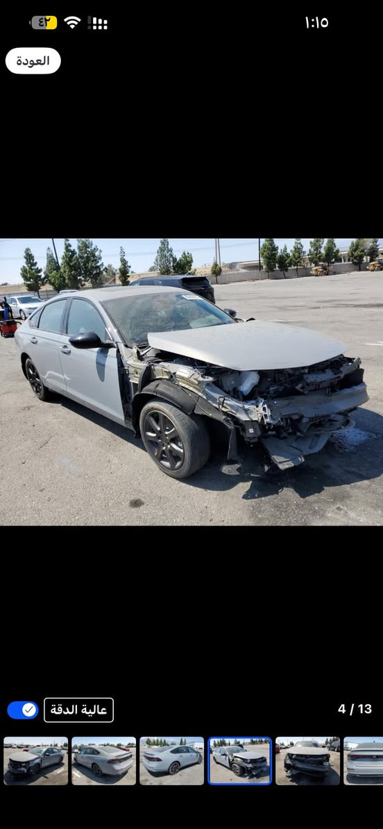 هوندا اكورد للبيع موديل 2025 sport L ماشية ٨ آلاف حاليا بميناء ام قصر *********** ملاحظة الجامرلغ واللايتات بداخلها مع الدعامية والعطر
