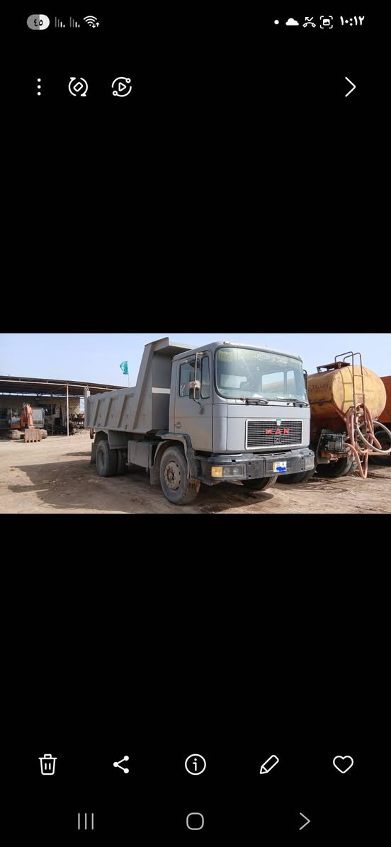 السلام عليكم
مان صقر 
موديل 92 
مكينه سته سوبر 
كير ٢٥وشلعه 
تخم تاير 
كسن نص GF 
رقم نكليزي بغداد 
سبرنك هوائي 
للإستفسار ***********
