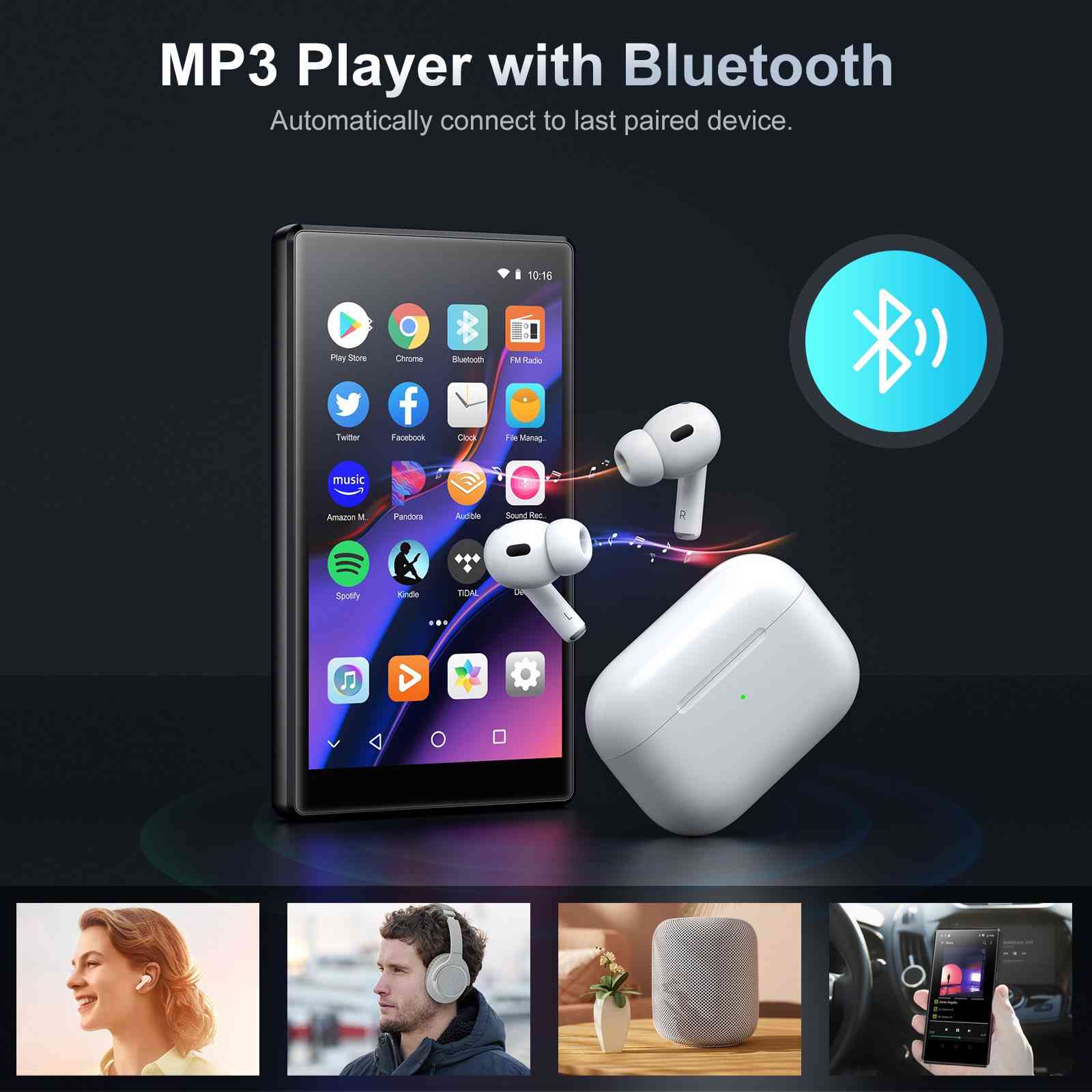 🔥 جهاز MP3 الذكي بشاشة لمس + كارت 64GB هدية 🎁

تبحث عن جهاز عملي للأطفال أو للموسيقى بدون إزعاج المكالمات؟ 👌
هذا الجهاز يعطيك تجربة ذكية كاملة بنظام أندرويد مع أداء ممتاز وسعر اقتصادي 💯

━━━━━━━━━━
✅ Android 9.0
✅ شاشة HD لمس 4.7 بوصة
✅ معالج 8MTK أنوية + رام 3GB
✅ ذاكرة 16GB
✅ كارت 64GB مجاني داخل العلبة 🎁
✅ يدعم حتى 512GB
✅ بطارية قوية 2500mAh 🔋
✅ يدعم يوتيوب • سبوتيفاي • واتساب • متجر Play

━━━━━━━━━━
👨‍👩‍👧 مناسب جداً للأطفال
✔️ رقابة أبوية ذكية
✔️ تحديد وقت الاستخدام
✔️ حظر التطبيقات
✔️ بدون شريحة اتصال = أمان أكثر

━━━━━━━━━━
📦 محتويات العلبة:
🎧 سماعات
🔌 شاحن USB
📱 واقي شاشة
💾 كارت 64GB
📘 دليل الاستخدام

━━━━━━━━━━
💰 السعر: مراسلة الصفحة خاص
🚚 التوصيل: يوجد لدينا توصيل لكافة محافظات العراق

📩 للحجز أو الاستفسار:مراسلة الصفحة او على الواتساب
واتساب/‭0776 328 9823‬
