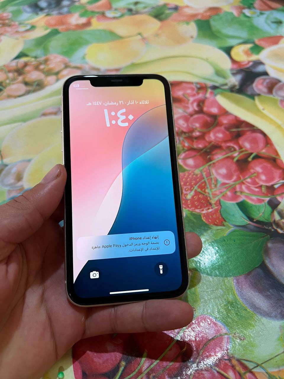 ايفون 11 
ذاكرة 128 
بطارية 93 
نسخة اليابان مامفتوح مامبدل بي ايشي مكفول كفالة عامة والصور كدامكم 
واتساب فقط او مراسلة 
***********
