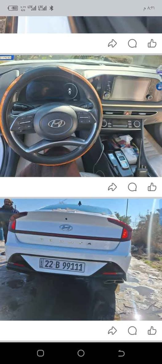 ‎السلام عليكم 
للبيع سوناتا موديل 22 رقم اربيل مميز
 وارد امريكي كلين بدون حادث فقط رصعات بسيطة‎ النجف, العراق


**إذا كنت صاحب هذا الإعلان وتريد حذفه لأي سبب، رجاءا أرسل رسالة إلى الدعم الفني**