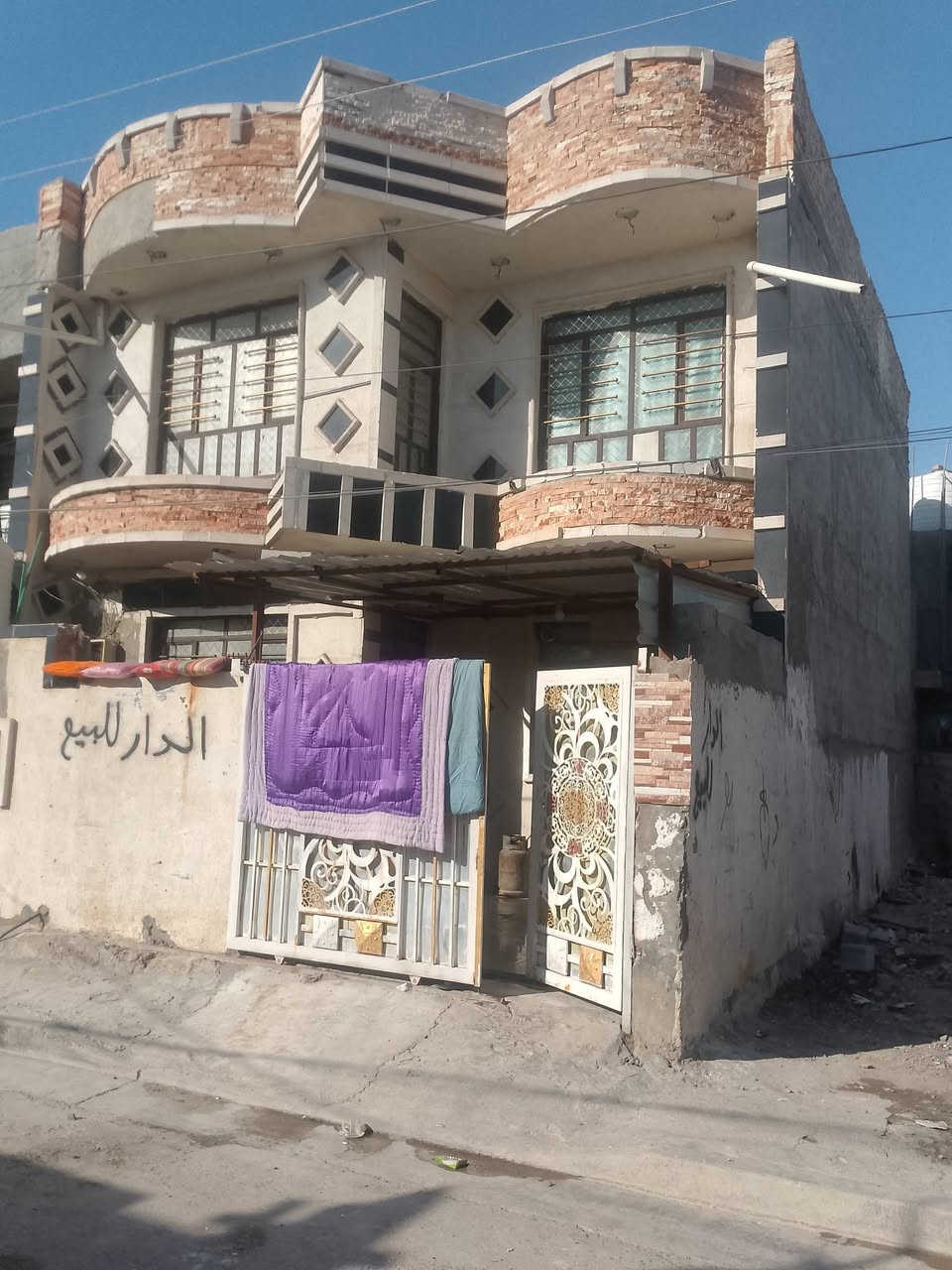 *********** فلك سلمان باك جرف النداف بيت 100 متر
