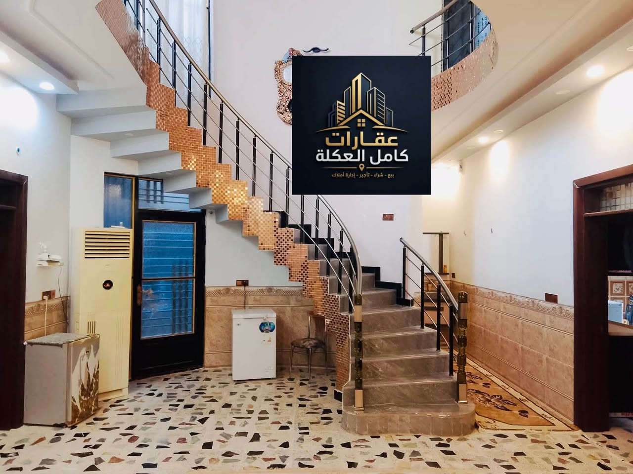 🔴للبيع 
🔹بيت في حي الدوانم المعمل 
🔹المساحة 200 متر 
🔹يتكون من 4غرف نوم وباقي الملحقات
🔹شارع 12 
🔴السعر 🔥🔥🔥

للاستفسار  الاتصال 
المحامي تاج الفاطمي *********** ☎️
المهندس احمد الحسني ***********☎️

عنوان 📍المكتب سامراء حي العرموشية مجاور كباب ابو حمزة  عقارات كامل العكلة
