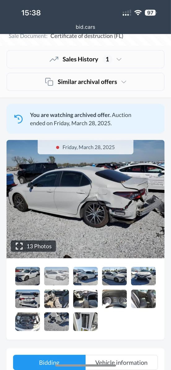 سلام علیکم
تۆیۆتا کامری ٢٠٢٣ مواسەفات SE رەنگی سمنتی 

سبوخی سەیارەکە رەقەم شانسیم داناوە ٢ چاملخی دواوەی بۆیاخە لەگەڵ یەک تۆز ژێر رەقەمەکەی و قەلەمکاریەکی بچوکیشی لە دەرگای دواوەی هەیە تۆزەک ناو حەوزەکەی گرتووە ئێرباگ بەس شانی تەقیوە پێشی کەپسە بە شەرت  رەقەم شانسیم داناوە

74 هەزار مایل ڕۆیشتیە سەیارەکە
 
داوای ٢٠٥$ مەجالەکی برایانەی تێدایە 

0751 137 7050 أربيل, العراق
