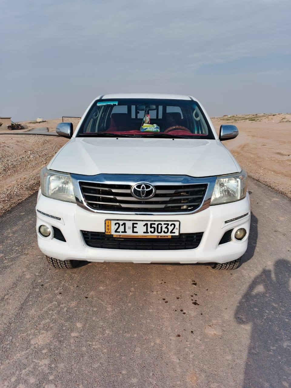 هايلوكس 2014
فورويل 4*4
گير اوتو 
سياره مكفوله كفاله عامة من الصبغ والتبديل 
رقم سليمانية
مكان السياره ديالى _ مندلي 

السعر 240$ وبيها مجال
للاستفسار الاتصال ع الرقم***********
