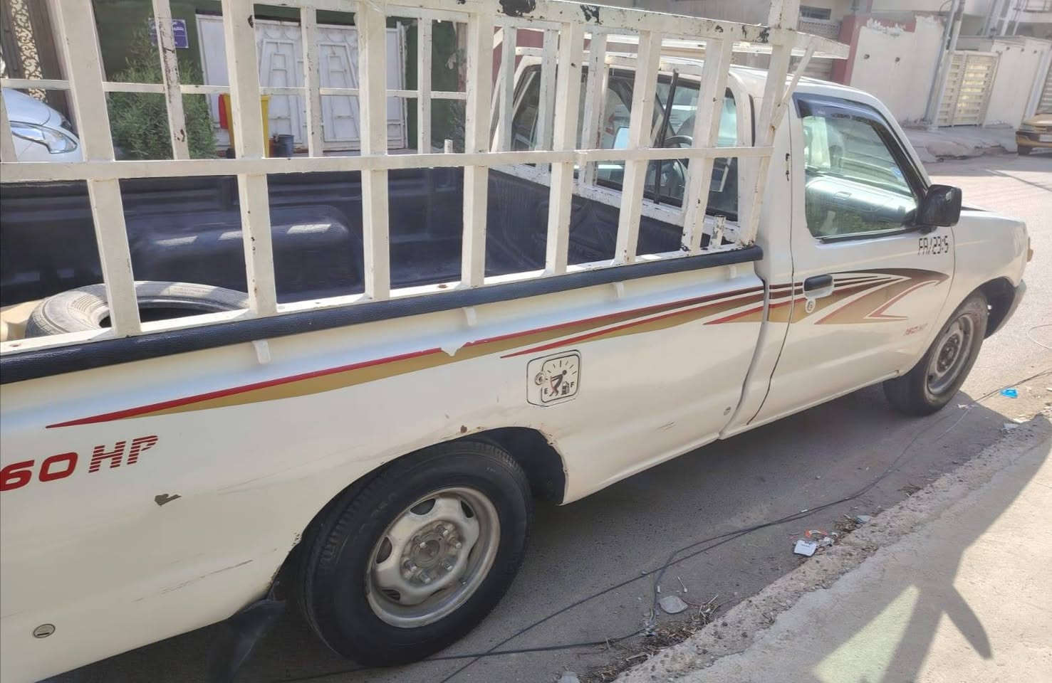 السلام عليكم.
بيكب نيسان 2002 تك قمارة ٥ حلقات
كير محرك اكسل مكفولات
حدادية جيدة
مصبوغة حزام مكفولة من الضربة والكص
رقم دولي بغداد  مكان السيارة بغداد
السيارة بأسمي تحويل مباشر
السعر ٦٥ بيها مجال 
للأستفسار  *********** متوفر اتصال. وات ساب. تليكرام
