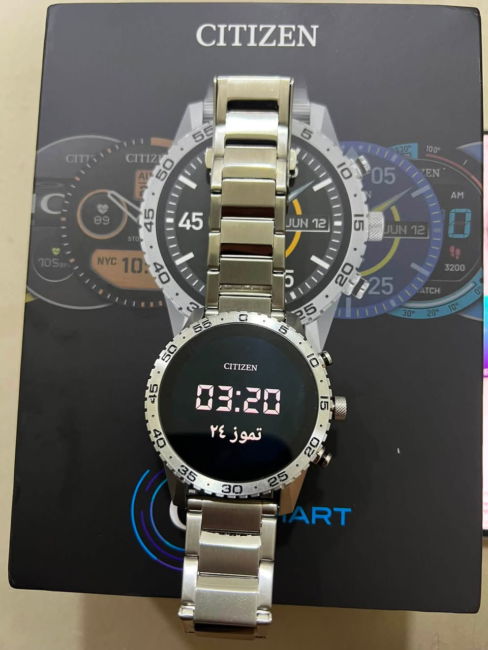 ⌚ CITIZEN CZ Smart 1010 | ساعة ذكية بتصميم كلاسيكي وفخامة يابانية 🇯🇵

مو مجرد ساعة ذكية… هذه ساعة تجمع بين أناقة الساعات الكلاسيكية وتقنية الساعات الذكية ✨

🔹 تصميم رياضي أنيق يناسب اللبس اليومي والرسمي
🔹 شاشة رقمية واضحة وسهلة الاستخدام
🔹 متابعة النشاط اليومي والـ Steps
🔹 متابعة نبضات القلب ❤️
🔹 مراقبة النوم 🌙
🔹 حساب السعرات الحرارية 🔥
🔹 استقبال المكالمات والإشعارات 📞
🔹 مزايا صحية ورياضية متعددة
🔹 تطبيق خاص للتحكم بالساعة ومتابعة بياناتك 📱
🔹 مقاومة للماء للاستخدام اليومي 💧
🔹 سوار ستيل أنيق ومتين يعطيها حضور قوي على اليد

CITIZEN… لما تجتمع الدقة اليابانية مع التكنولوجيا الحديثة 🇯🇵⌚

ساعة عملية، أنيقة، ومناسبة للشخص اللي يريد ستايل كلاسيكي مع مزايا الساعة الذكية 🔥
السعر 150 الف سعر ما تحصله بالموقع الرسمي نفسه 

📩 للطلب والاستفسار راسلونا على *********** واتساب
