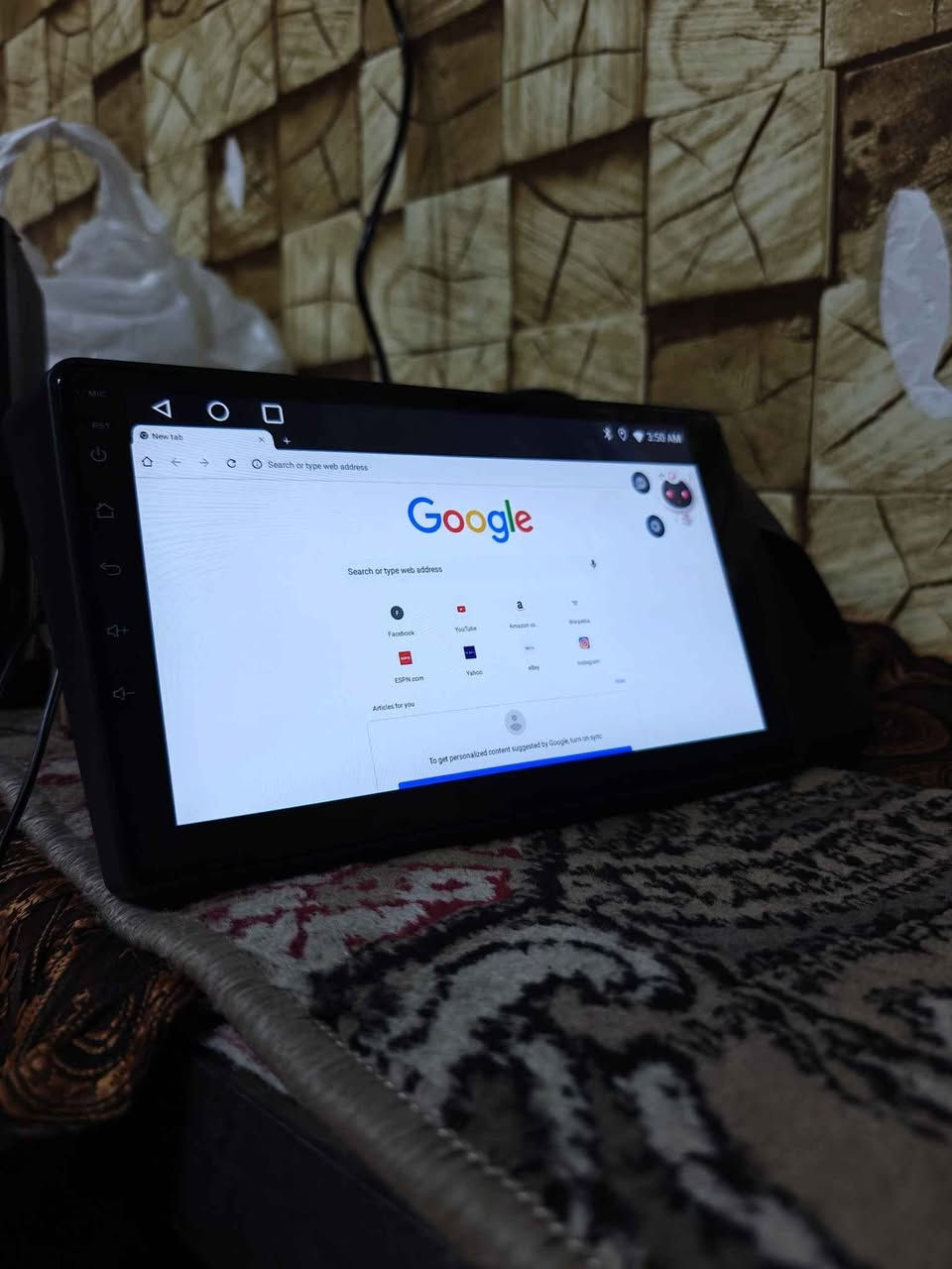 شاشە ئایپادێکی 9انج  لۆک ئەوروپی زاکیرەی 64گێگا  تازەترین ڤێرشنی ئەندرۆید 15ی لەسەرە  زۆر خێرایە و سەوتێکی خۆشی هەیە  جی پی ئێس و   یوتوب و گۆگڵ و پلەی ستۆری و هەر بەرنامەیەک بتەوێ ئەتوانی بۆی دابەزێنی  +ئیتارێکی پێوەیە  ئیتارەکەشی لەگەڵە    نرخی 65 هەزار 
*********** السليمانية, العراق
