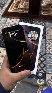 آيفون ١٦ برو ماكس • ٢٥٦ • بطارية ١٠٠