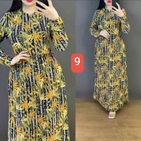 ثوب نسائي موجود جميع الحجام سعر القطعه 12الف وتوصيل مجاني موجود للتواص...