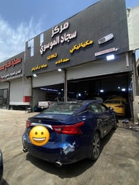 نيسان مكسيما 2017بلاتينيوم فول مواصفات مصبوغه حزام مكينه تعبانه ابيع ك...