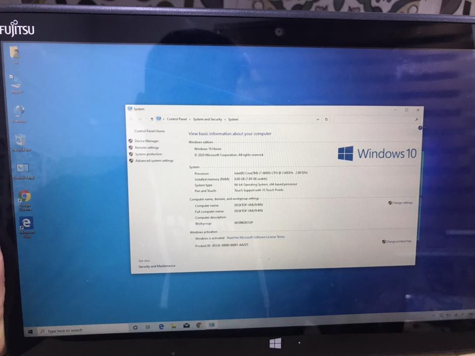 ‎السلام عليكم لابتوب لمس للبيع مواصفاته 
FUJITSU 
Core i7 6600u
Ram 8 2400 Hz
Hard m.2 256 
‎البطارية ضعيفة يعني اله كهرباء يله تشتغل وما بيها كيبورد 
‎السعر ٢٥٠ الف بي مجال بسيط او مراوس بتلفون
‎مكاني بغداد الكريعات 
***********
