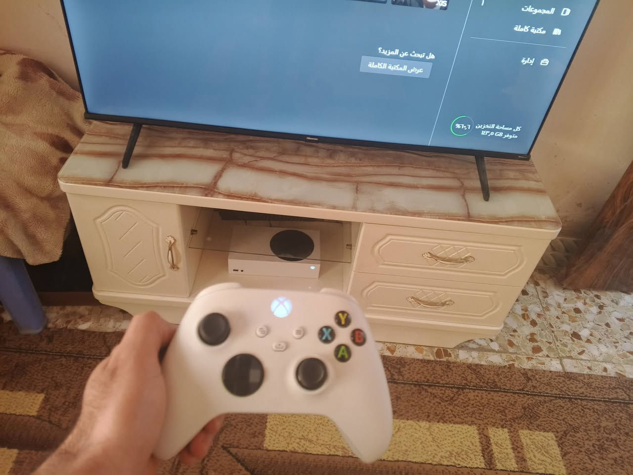 جهاز اكس بوكس سيريس اس مستعمل اصدار 2022 جهاز نضيف 100/100 مع كامل ملحقات يده واحده نضيفه كذالك وبطاريه وشاحن لليده 
مكان بغداد لامين ثانية
سعر(300)


**إذا كنت صاحب هذا الإعلان وتريد حذفه لأي سبب، رجاءا أرسل رسالة إلى الدعم الفني**