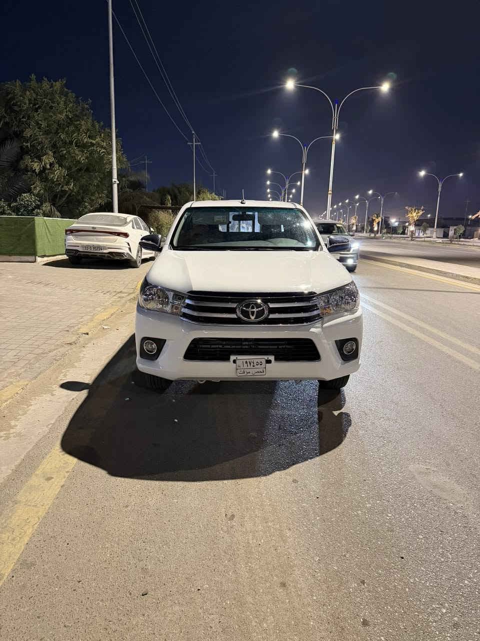 تحيه طيبه 
للبيع هايلوكس 2025 كير عادي داخل احمر ماشيه 25 الف قابل لزياده رقم شهداء بابل وكاله عامه السعر 215 للتواصل واتساب *********** قطعتين صبغ فقط مكان السياره الرميثه
