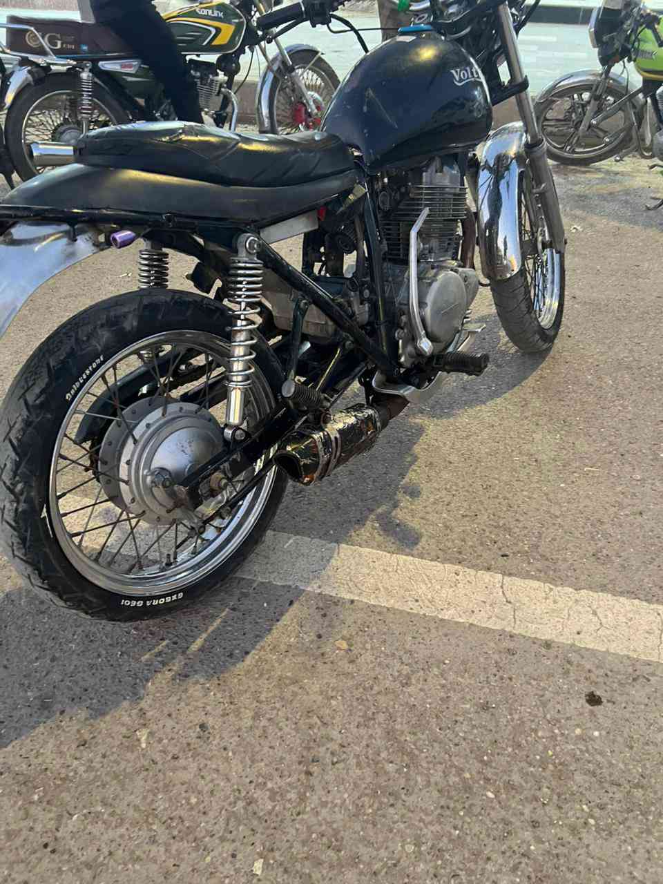 سلام عليكم دراجة فولتي محرك 400ست نمر دراجة حلوة التصل عل رقم ***********ولا اكو مروس اروس
