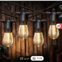 إضاءة كهربائية • ٤٠م • ٣٧ لمبة
