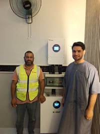 قضاء البدير • منظومة شمسية • بطارية 16.64KW