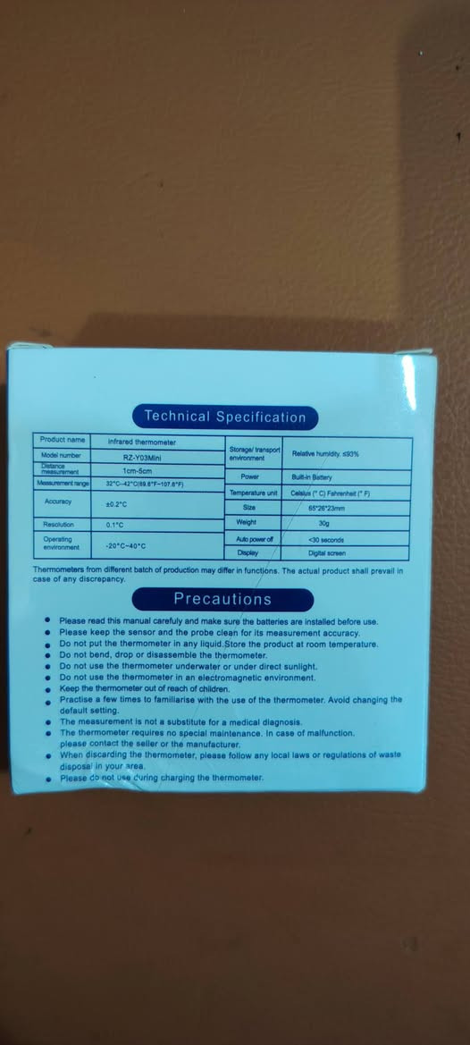 مقياس درجه الحراره الجسم.
ماركه عالميه كوالتي جدا عالي الجودة.
جديد لوك غير مستخدم بستيكرات الوكاله مع كافه الملحقات. شحن تايب سي.
السعر ١٠ الف على أول تم.


**إذا كنت صاحب هذا الإعلان وتريد حذفه لأي سبب، رجاءا أرسل رسالة إلى الدعم الفني**
