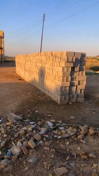 للبيع قطعة ارض زراعي ١٠٠ متر الواجه ٦وربع والنزال ١٦ متر عرض الشارع ٨ ...