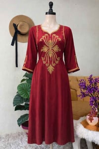 دشداشة نسائية • كشمير إيطالي • مقاسات كاملة