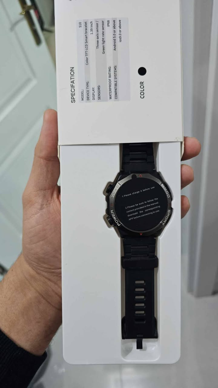 سلام عليكم ساعة ذكية جديدة لوك فول مواصفات من امازون اصليةاريد مراوس ويه تلفون للاتصال ***********
