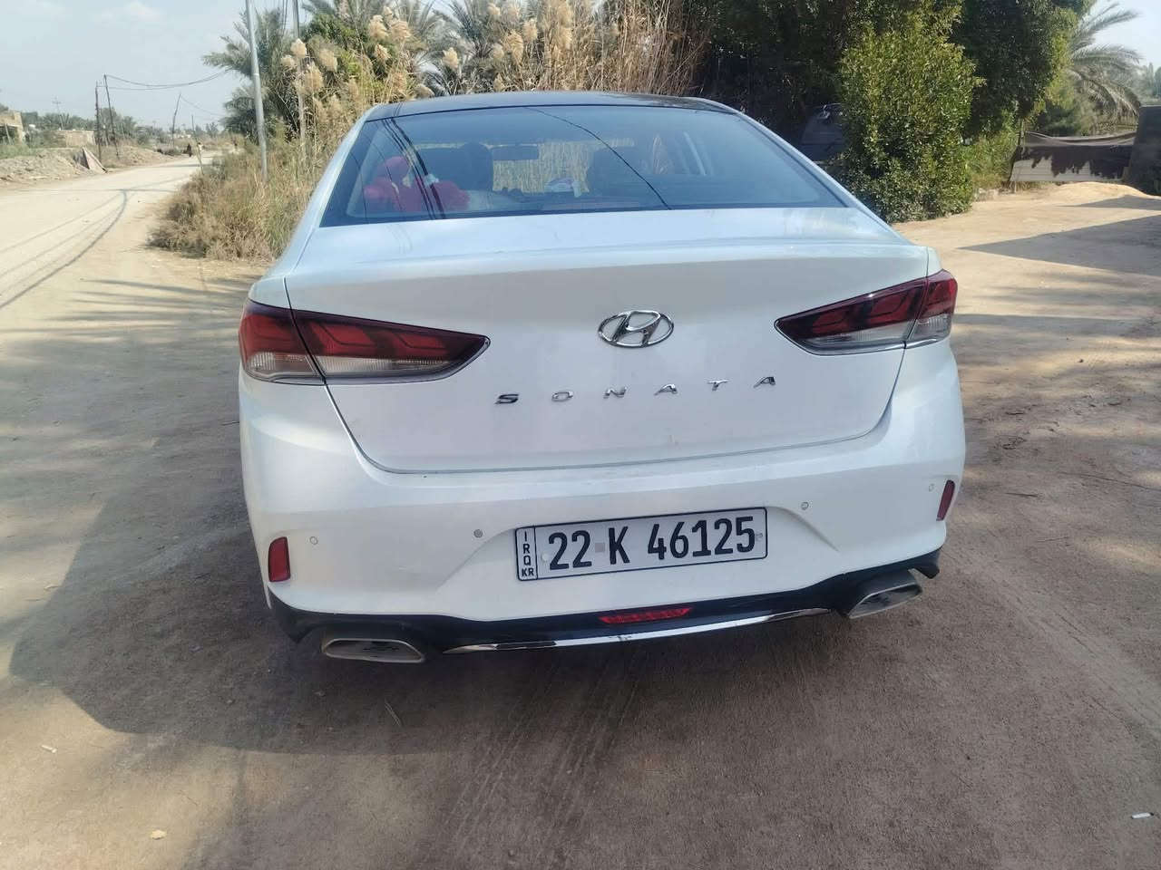 سلام عليكم سوناتا للبيع خليجي ٢٠١٨مكفوله من الصبغ وضربه القويه بيه بارد أربع قطع مكان صغير فقط مداور ثاني يوم سياره كفاله عامه بصمه تشغيل عن البعد تبريد قطعتين كشنات جلد كهربائي كيرين بنراما العنوان النجف الأشرف ابو صخير السعر ١٧٠رقم الهاتف ***********
