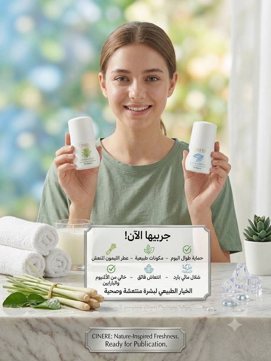 انتعاش  على مدار ٢٤ ساعه 😌🥶
مع مجموعه مانع تعرق سينيريه 
منتجات فعاله ضد التعرق والروائح الكريهه 
للطلب مراسله الصفحه 🛜


**إذا كنت صاحب هذا الإعلان وتريد حذفه لأي سبب، رجاءا أرسل رسالة إلى الدعم الفني**
