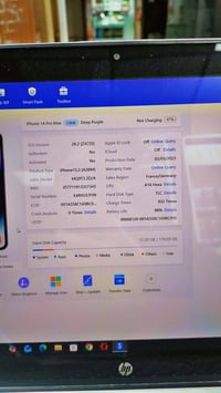 آيفون ١٤ برو ماكس • ١٢٨ • بطارية ٨٨
