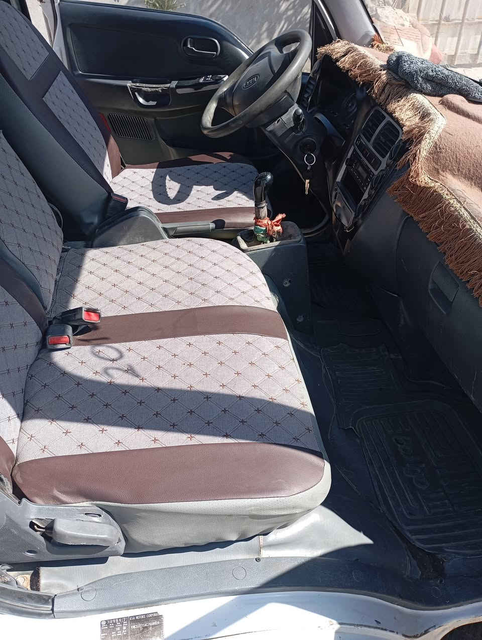 كيا بنكو ١٢رقم قادسية شرط تحويل السيارة مكفولة محرك وكير واكسل تخم تاير حدادية جديدة مدوشمة وكاملة مال جناي السيارة جديدة مكانها الشوملي الشراي يتصل ***********
