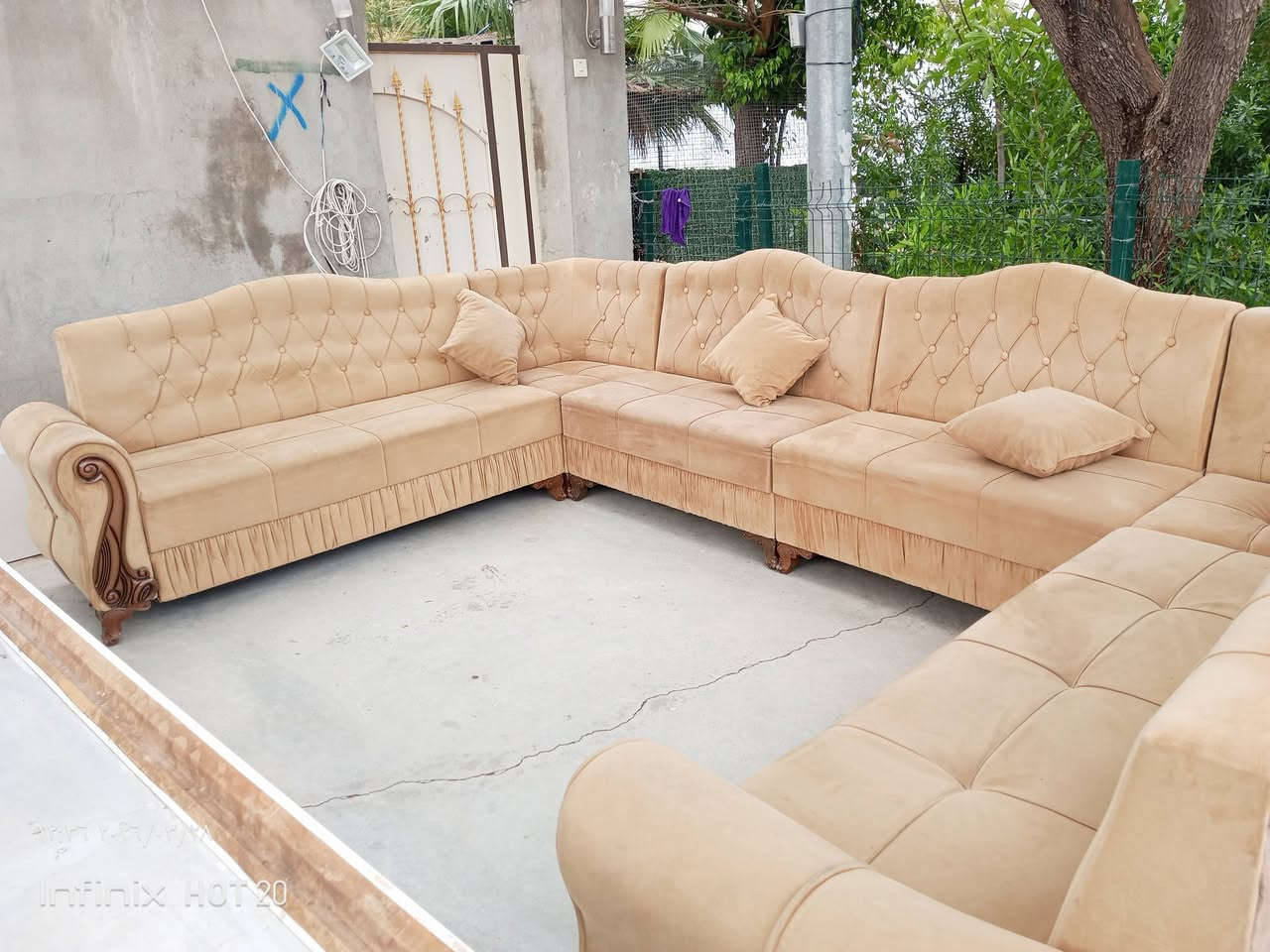 ماشاالڵە قەنەفەی L هەرزان هەرزان
بەهەرشێوازیکً بتەوێ دائەنرێ  12نەفەریە و تورکی عەسڵە 
 لەکەلاری کۆنم ***********
