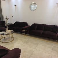 تخم تركي درجة اولى هيكل حديد ١٠ مقاعد بالامكان تحويل القنفة الى سرير م...