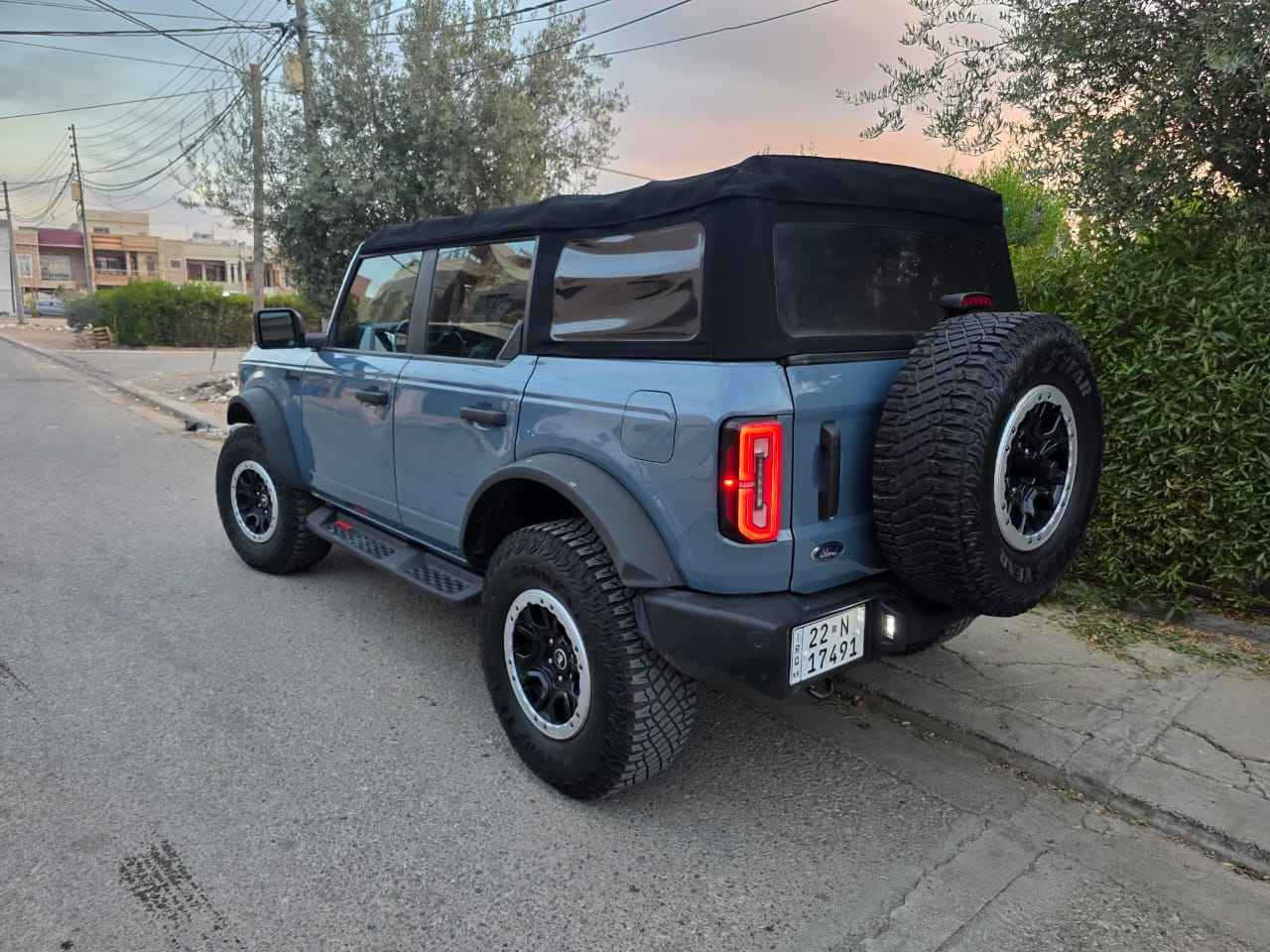 السلام عليكم للبيع برونكو 2024
فول مواصفات 
سيف جادر متحرك 
جك عالي 
ماشي 17 الف ميل 
5 دوكمه 
صبغ جملغ سايق  مع شويه توكمه جام امامي 
ارباك سوكان مع دشبول سليم 100/100
سعر 280 ورقه 
4سلندر
ارباك سوكان سستم 
رقم أربيل 
عنوان أربيل 
*********** واتساب 

برونكو بو فروشتن 
5دوكمه 
يك بارجه سبغ أربيل, العراق
